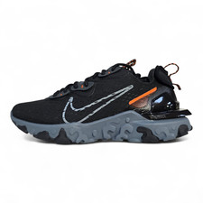 Nike React Vision Black Safety Orange Casual Activewear Trainers (HJ8997 001)