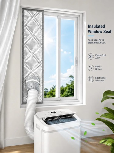 Portable window seal kit - portable, ac