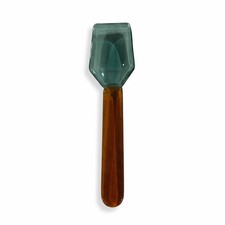 Colorful Glass Dessert Spoon