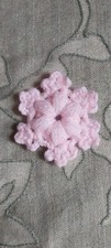 5x Pink Hand Crochet Fluffy