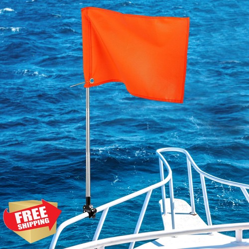 Orange boat ski flag with - with, 53"