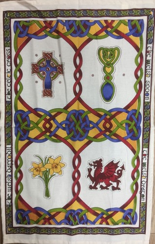 Welsh tea towel - tea, “welsh