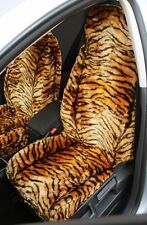 For VOLVO Luxury GOLD TIGER FAUX FUR Car Seat Covers V40 V50 V60 V70 V90 S40 S60
