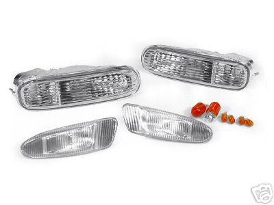 Chrome clear bumper signal - bumper, +
