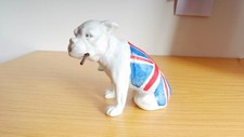 BG55: Vintage British Winston Churchill Bull Dog / Union Jack - 8429 to Base