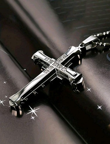 Gothic cross necklace - cross,