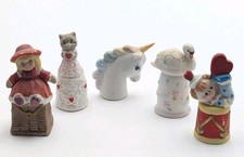 (5) Enesco 1980s Thimbles