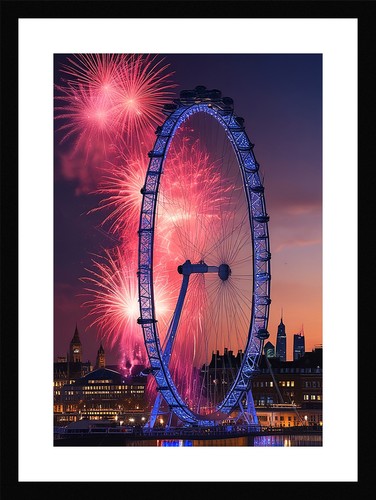 Bold london skyline - skyline, framed