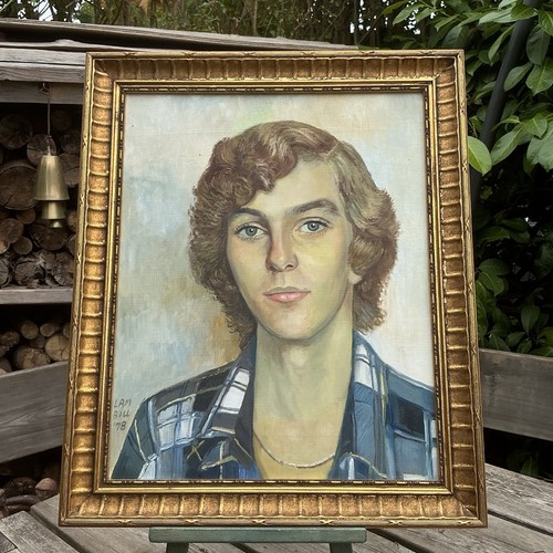 Vintage signed 1978 oil - vintage,