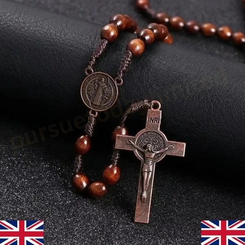 Wooden rosary cross - cross, handmade