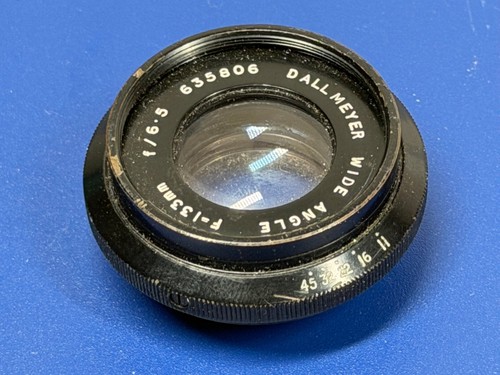 Dallmeyer wide angle lens - angle,