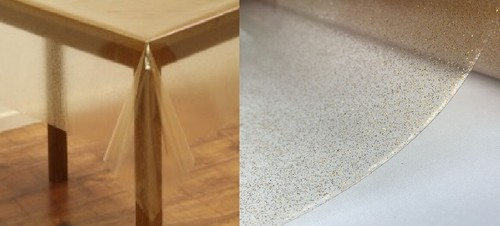 Gold glitter easy wipe clean - gold,