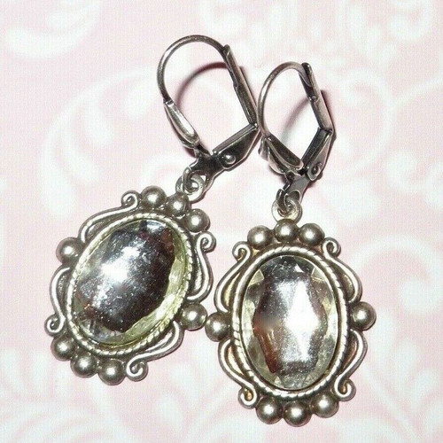Earrings cameo antiqued - -,
