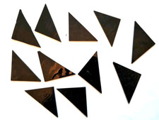 102g Triangular Black Glass