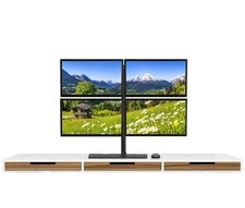 Fast Trading Quad Monitor PC Set - i7 6th 32GB RAM 1TB SSD Windows 11 Pro