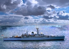 HMS AJAX - HAND FINISHED, LIMITED EDITION (25) 