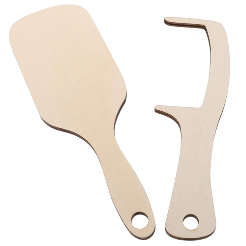 2pcs creative wooden comb - 2pcs,