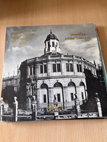 The organ sheldonian - the,