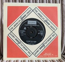 NORTHERN SOUL YVONNE BAKER YOU DIDN'T SAY A WORD/BOBBY PARIS 7" VINYL SINGLE  UK