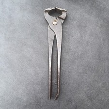 Vintage 8”End Nipper Cutter Nail Puller Tested