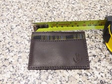 Next Compact Wallet/Credit Card Holder Brown/Tartan Pocket-Size  Christmas NEW