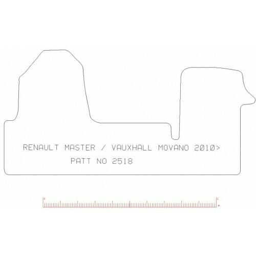 Tailored van mats renault - tailored,