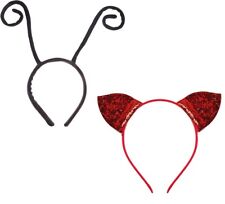 Red ears black antenna Hairband bee fancy dress party hen night Pantomime Outfit