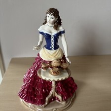 royal worcester  fruit gypsy figurines