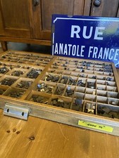 French Vintage Print tray with