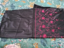 Single Duvet Cover Unused. No Package. Black And Pink