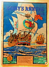Bibby's Annual for 1936 Art Deco Illustrated Binding Large 40 x 29cm