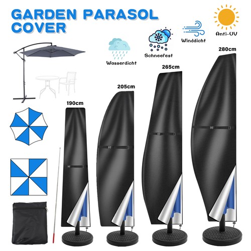 Waterproof parasol cover with - waterproof,