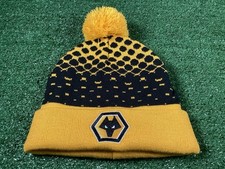 Wolverhampton Wanderers FC Bobble Ski Hat - Knit With Cuff - One Size