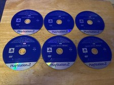6 X Official PlayStation Magazine ops2m Demo Disks PS2 Disks 15 16 17 18 25 26