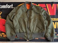 Made in USA Vintage Alpha Industries Bombers Flight Jacket Flyers MA-1 