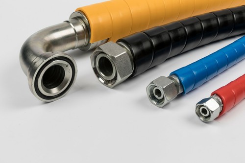 Hydraulic hose guard - ,