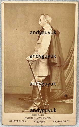 Cdv lord lawrence viceroy - cdv,