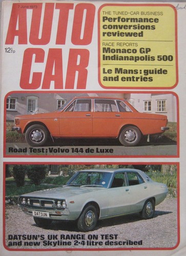 Autocar magazine 1973 - autocar,