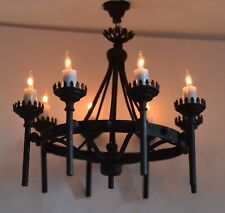 Robert Stubbs 1/12 Scale Chandelier, 8 Candles wired 12 v for dolls house