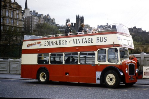 35mm original colour bus slide - bus,