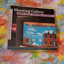 Shooting Gallery IBM PC retro gaming floppy disc diskette