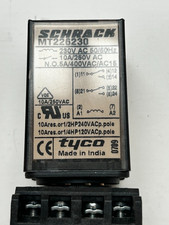 TE Schrack MT226230 8 Pin Plug-In Relay 230V 10A Switching Current