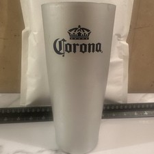 Silver Metal Corona Beer Pint Cup 