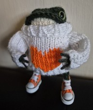 'Orangina'' Hand Knitted
