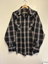 Plains Western Wear Men’s Checked Shirt Size XL