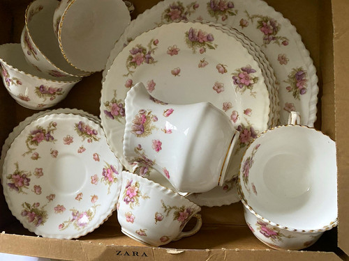 Crown staffordshire tea - tea, set