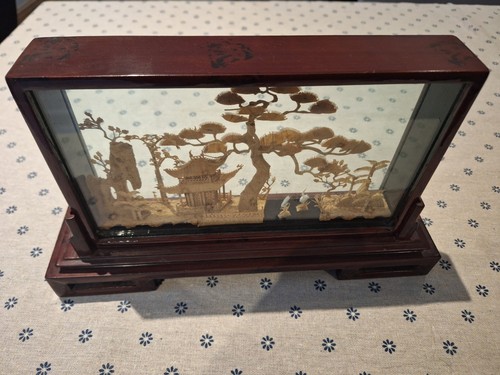 Vintage hand carved - hand-carved, chinese