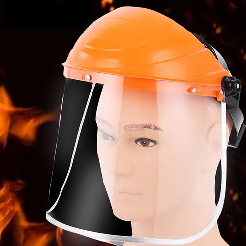 Full face shield clear - face, flip