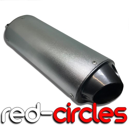 Silver 28mm pit bike - pit, silencer