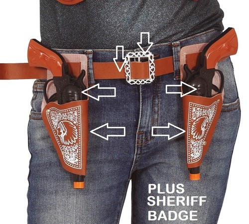 Cowboy fancy dress - cowboy, guns